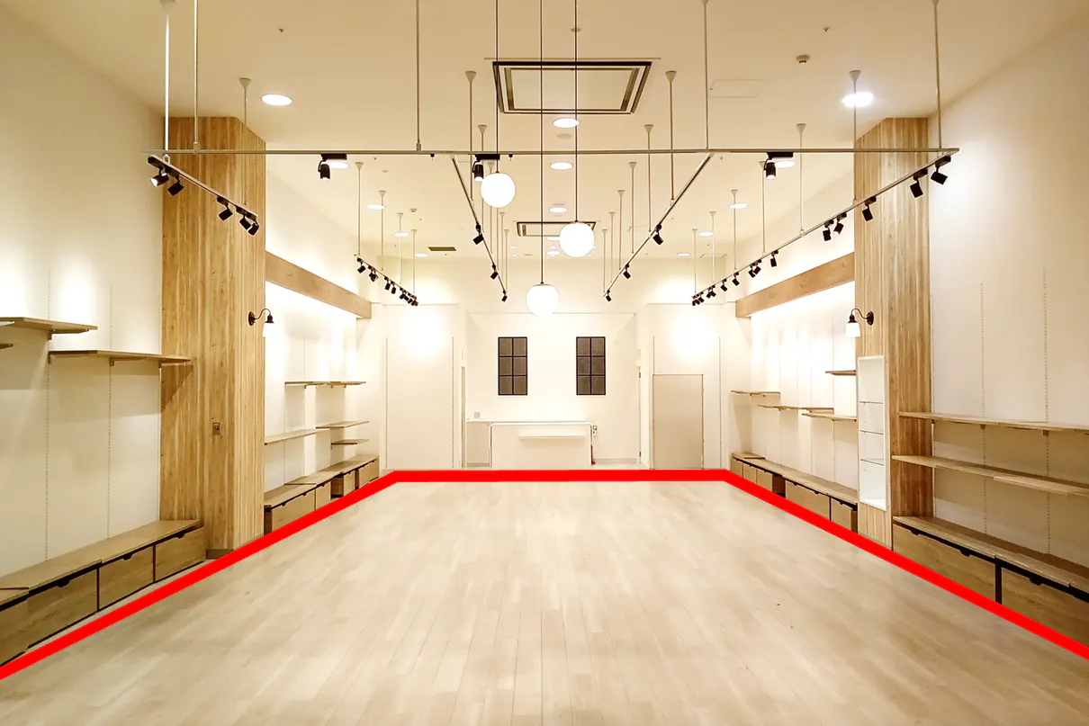 【イオンモール奈良登美ケ丘*】1F 119-2区画(ワンズテラス横)