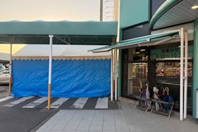 【Aコープ高蔵寺店】食物販や販促イベントに最適な屋外スペース