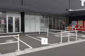 【メガセンタートライアル郡山八山田店】キッチンカー、食物販、プロモーションの出店が可能な「Ⓔ 屋外キッチンカースペース」