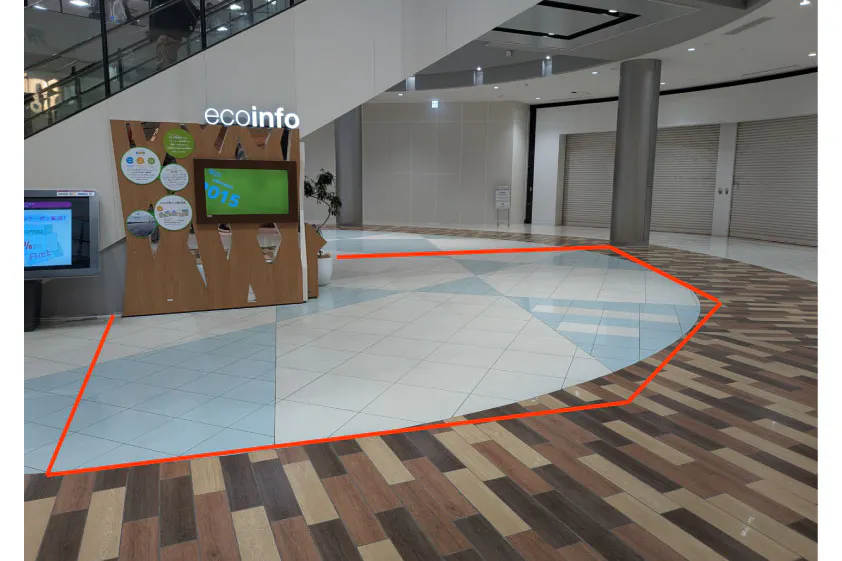 【イオンモール四條畷】⑦ 1階 水のコート(小)