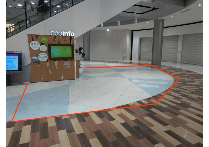 【イオンモール四條畷】⑦ 1階 水のコート(小)