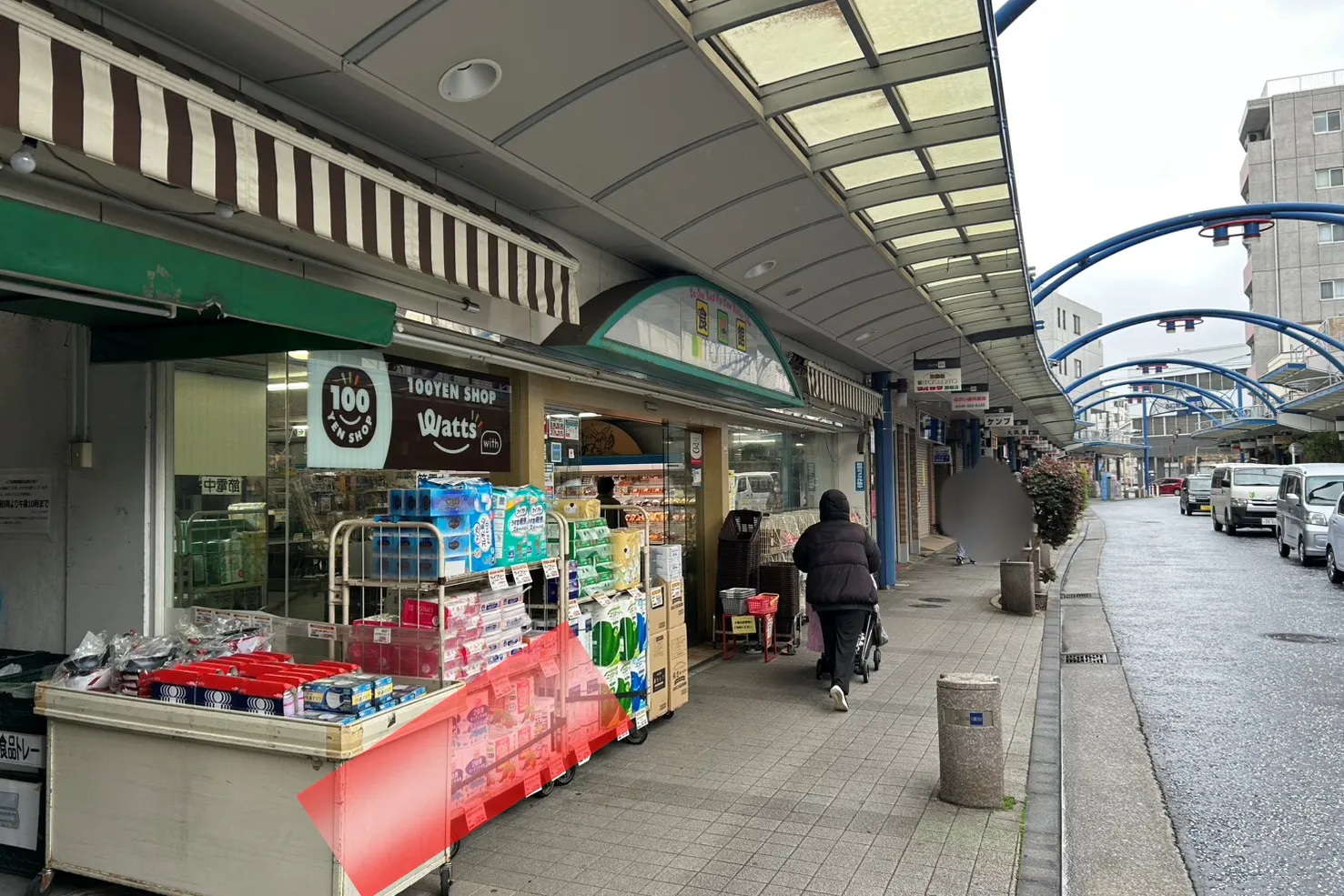 【食選館マルヤマ藤棚店】買取催事が実施可能な屋内+左軒下スペース