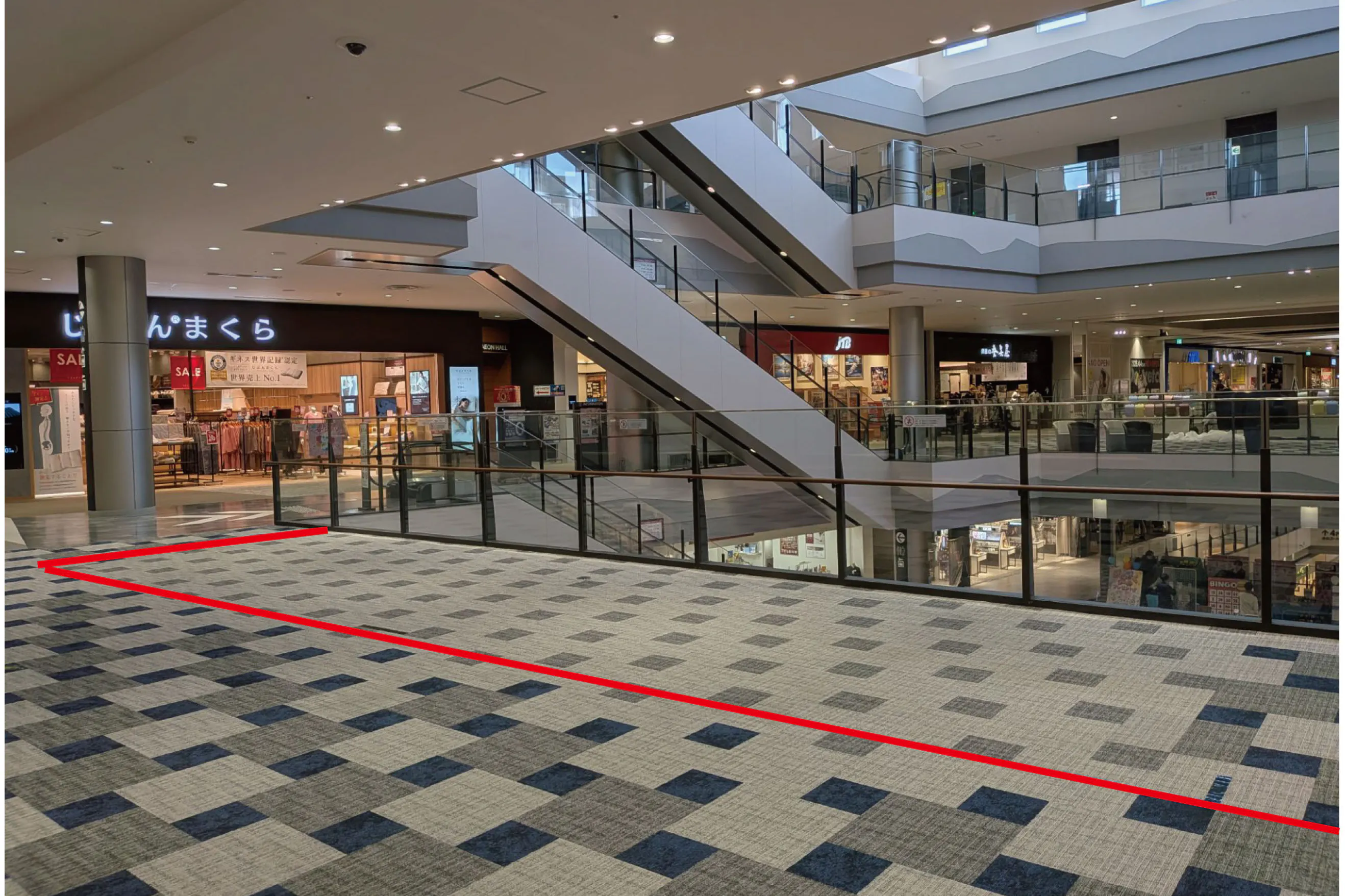 【イオンモール四條畷】3階イオンスタイル前ブリッジ