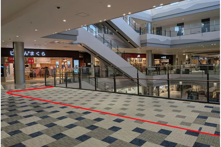 【イオンモール四條畷】3階イオンスタイル前ブリッジの画像2