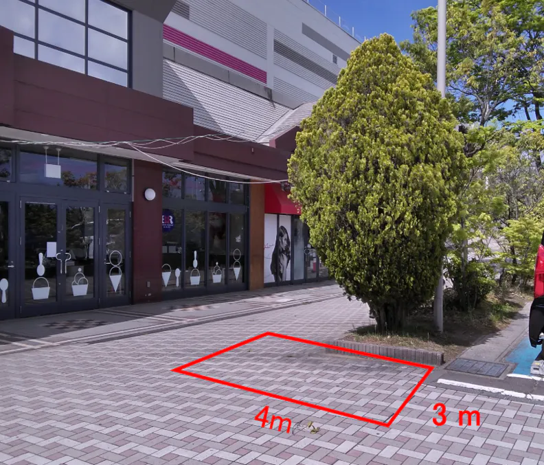 【イオン仙台中山店】食品入口右 キッチンカー出店に最適なスーパー店内催事イベントスペース