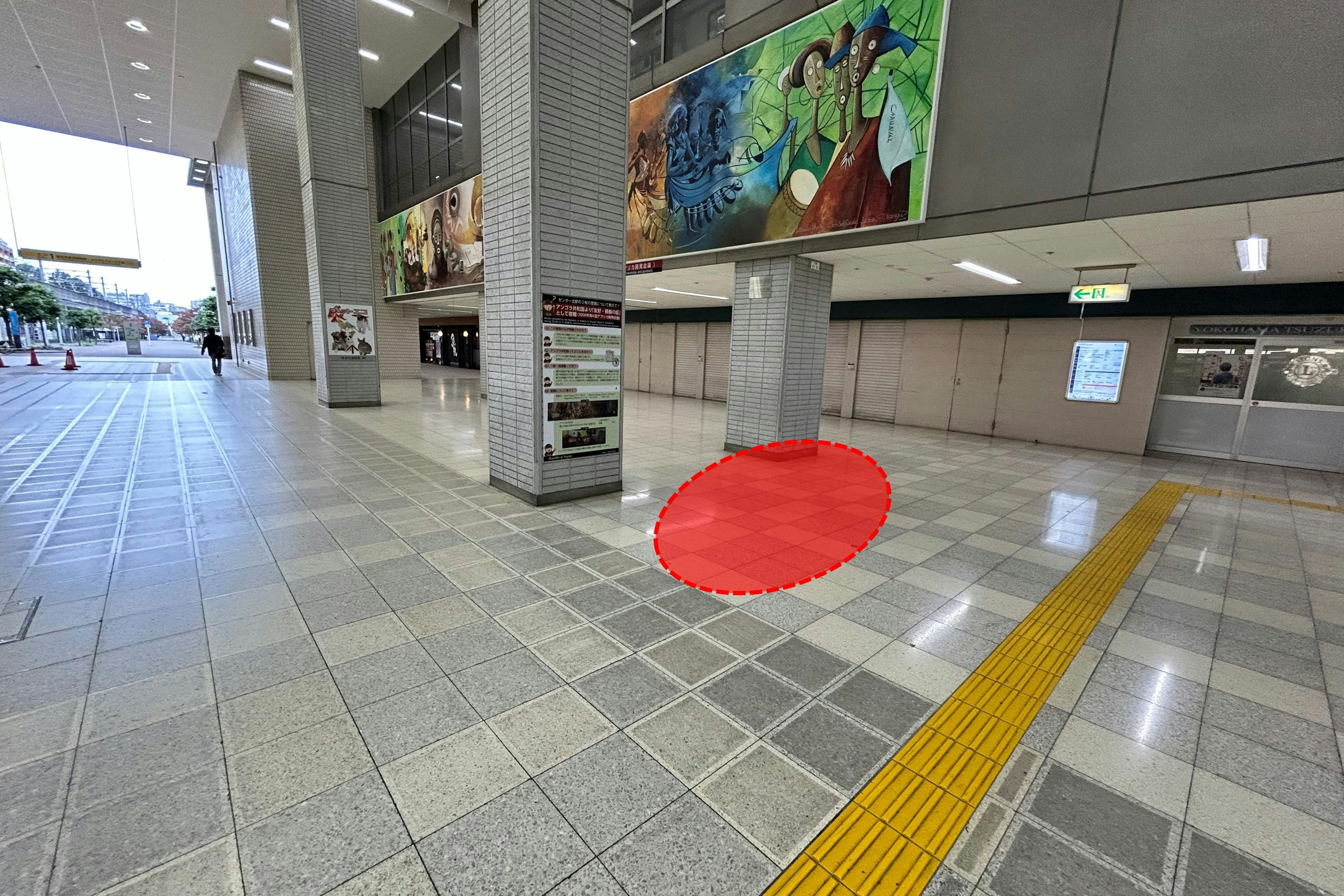 【横浜市営地下鉄ブルーラインセンター北駅】マルシェや大規模プロモーションに適切な改札外イベントスペース