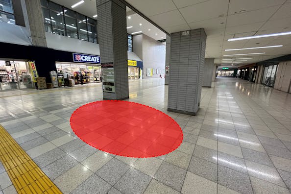 【横浜市営地下鉄ブルーラインセンター北駅】マルシェや大規模プロモーションに適切な改札外イベントスペース