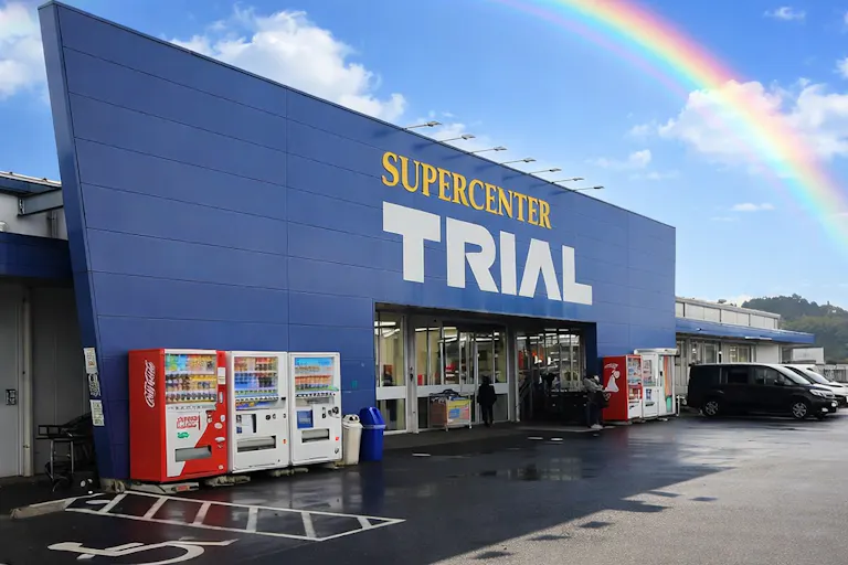 【スーパーセンタートライアル出雲斐川店】販促プロモ活動に最適な トライアル出雲斐川店『風除室』スペースの画像1