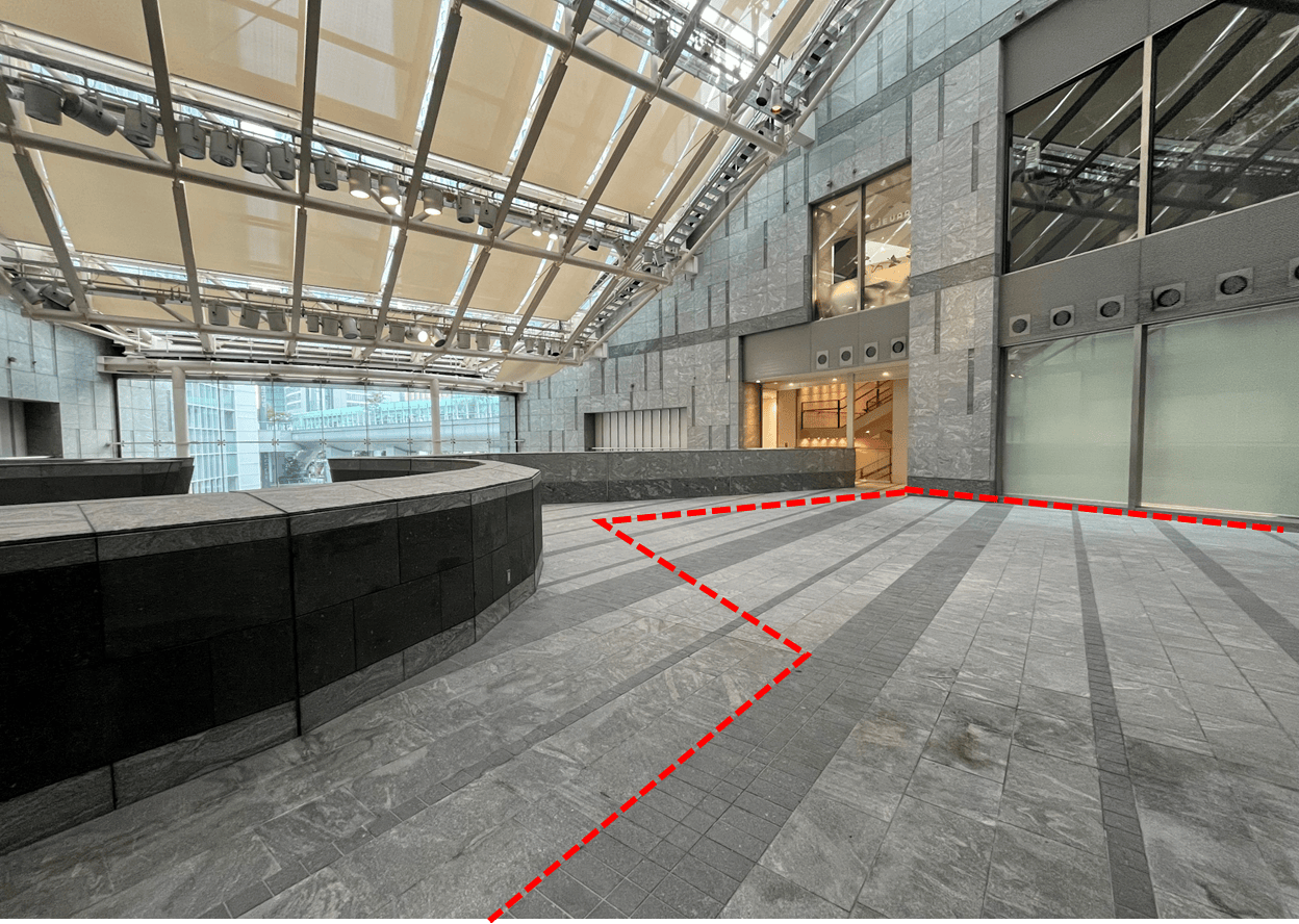 【カレッタ汐留】招待制の展示会やワークショップ、PRイベント等に最適な複合施設2階にあるイベントスペース