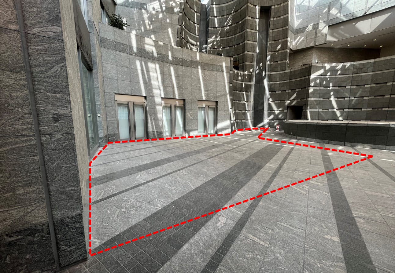 【カレッタ汐留】招待制の展示会やワークショップ、PRイベント等に最適な複合施設2階にあるイベントスペース