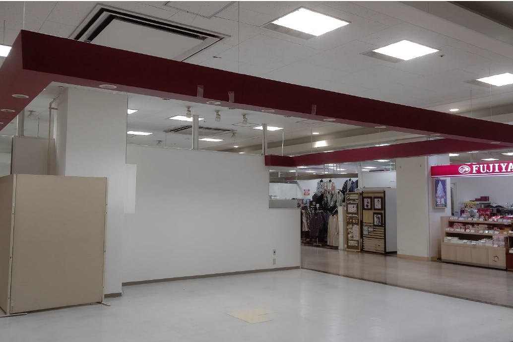 【イオン笠間店】各種プロモーションや物販、食物販のポップアップストアに最適な1Fあさ川跡の催事イベントスペース