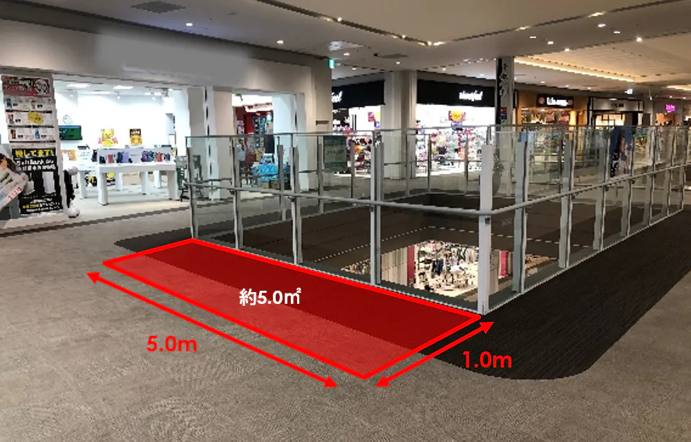 【ららぽーと海老名】4-⑥ 北側エスカレーター 前Ⓓ