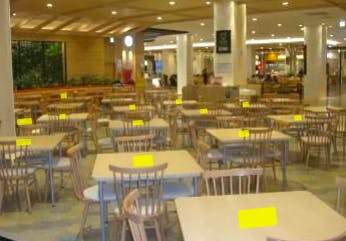 【イオンモール四條畷】モール内広告 フードコートの画像