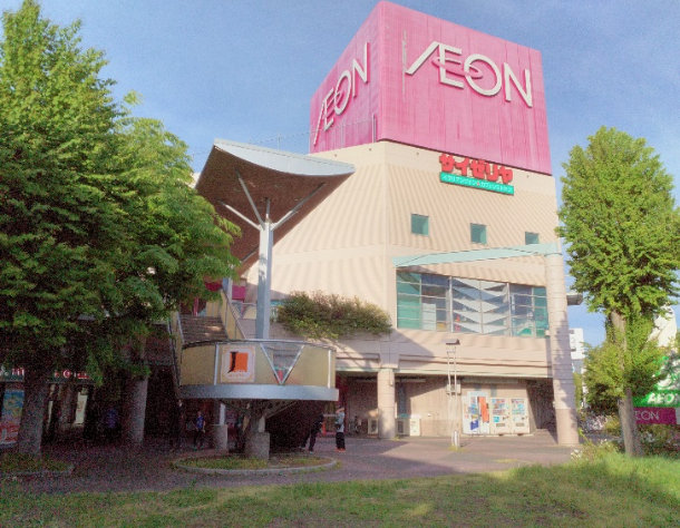 【イオン米沢店】正面入口TV前 販促プロモーションや物販に最適なスーパー店内催事イベントスペース