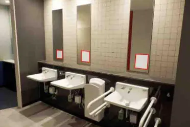 【イオンモール常滑】モール内広告 化粧室