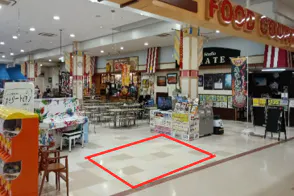 【イオンスーパーセンター一関店】フードコート前 販促プロモーション出店に最適なスーパー店内催事イベントスペース