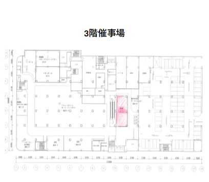 【イオン能代店】3F催事場脇 販促プロモーションに最適なスーパー店内催事イベントスペース
