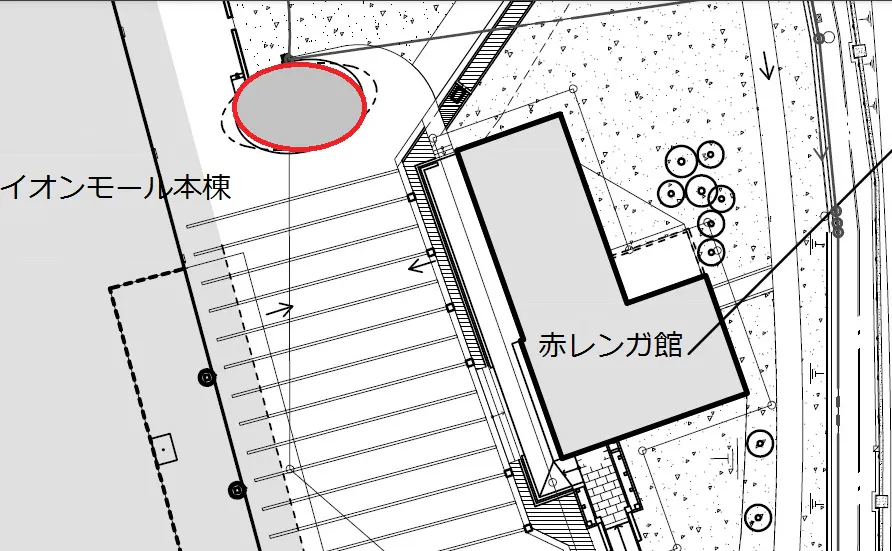 【イオンモール堺鉄砲町】1F赤レンガ広場(屋外)