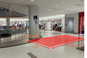 【ららぽーとTOKYO-BAY】西館2F 西Aエスカレーター付近②