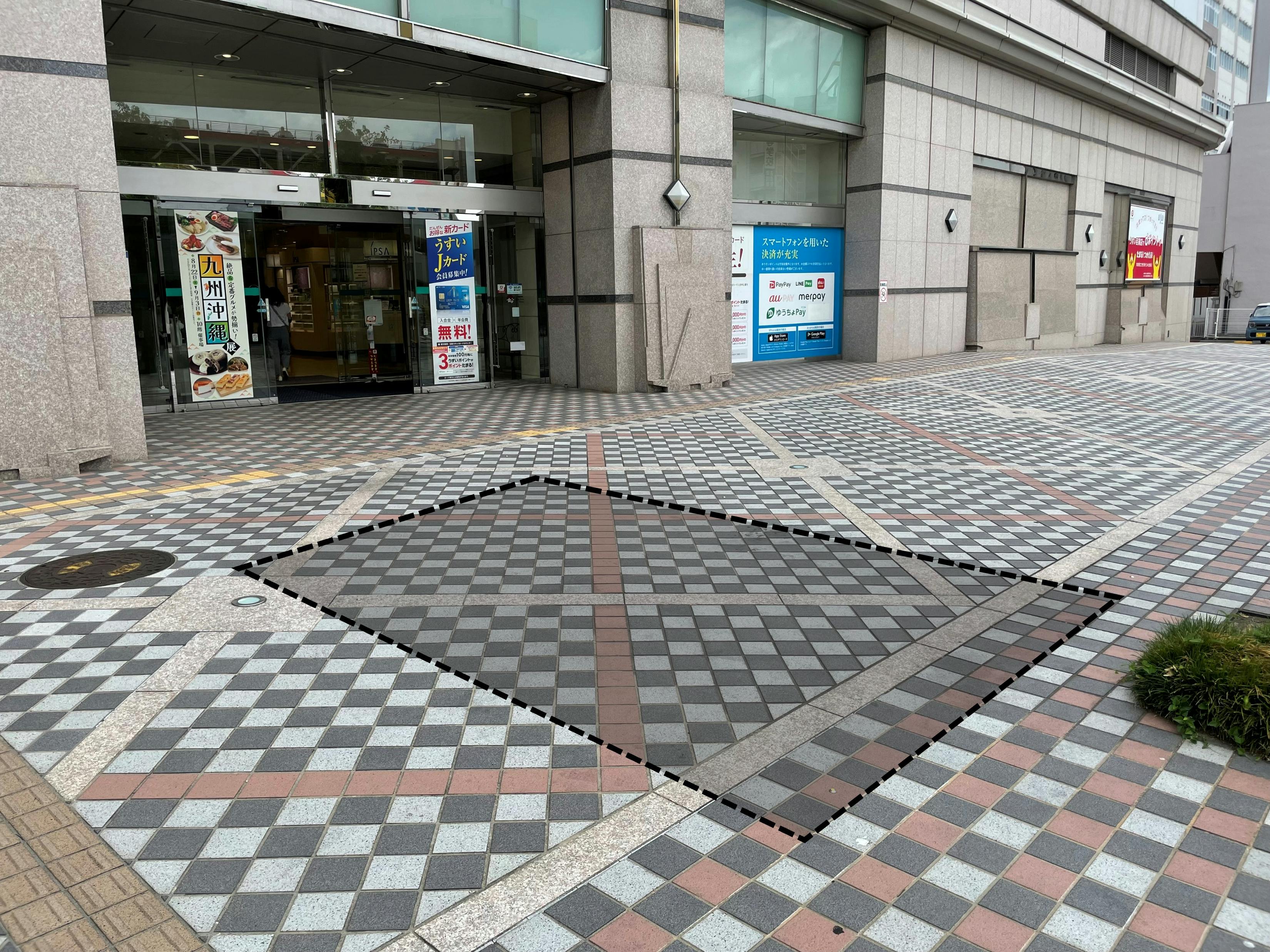 【うすい百貨店/屋外⑩】キッチンカーでの出店や物販、食物販、販促プロモーションに最適な屋外イベントスペース