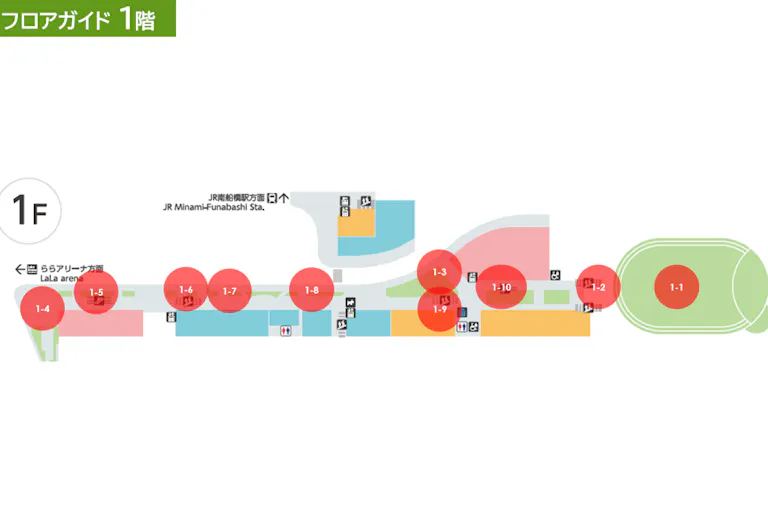 【ららテラスTOKYO-BAY】1F 通路(横断歩道前)の画像4