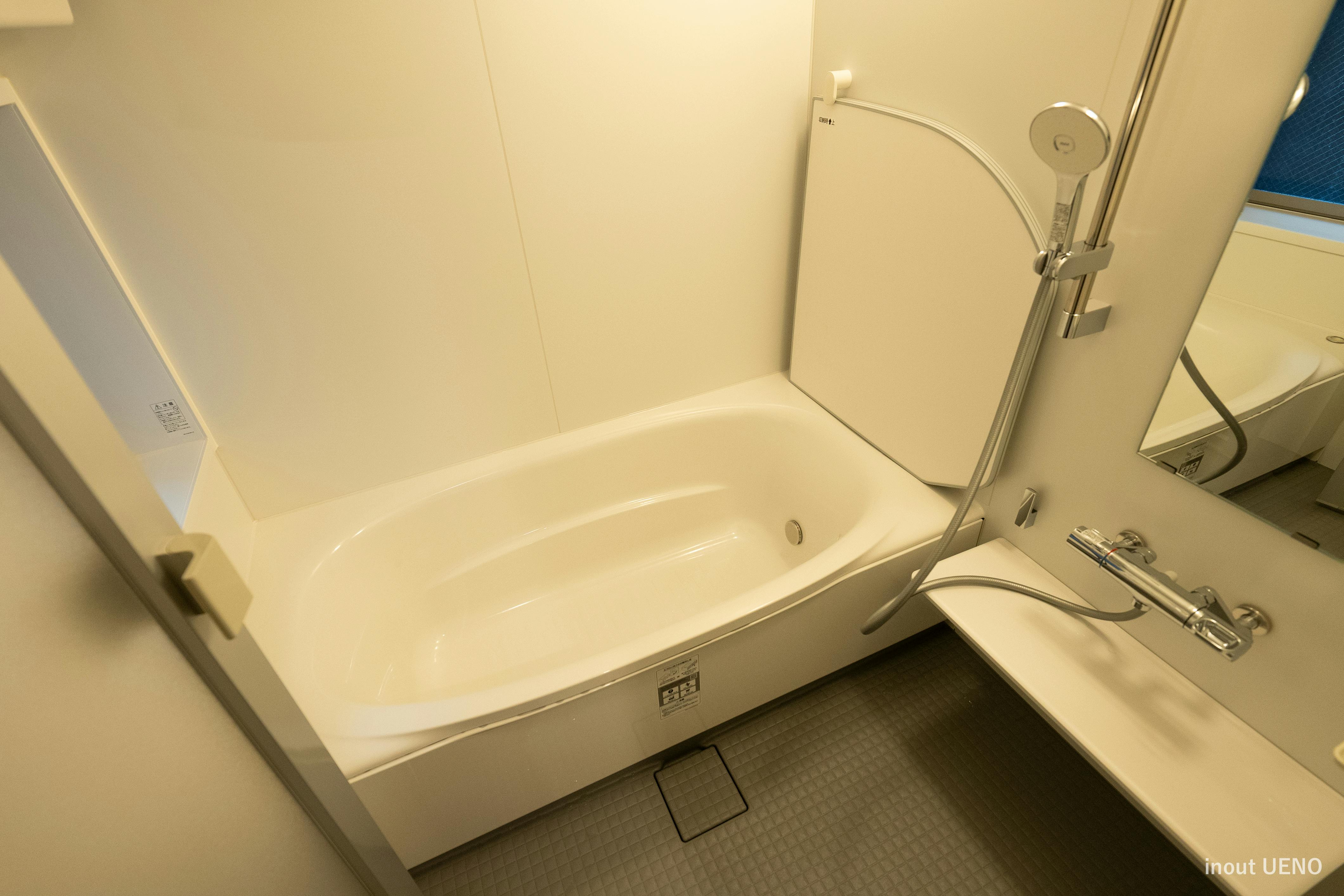 バスタブでの入浴シーンも撮影可能