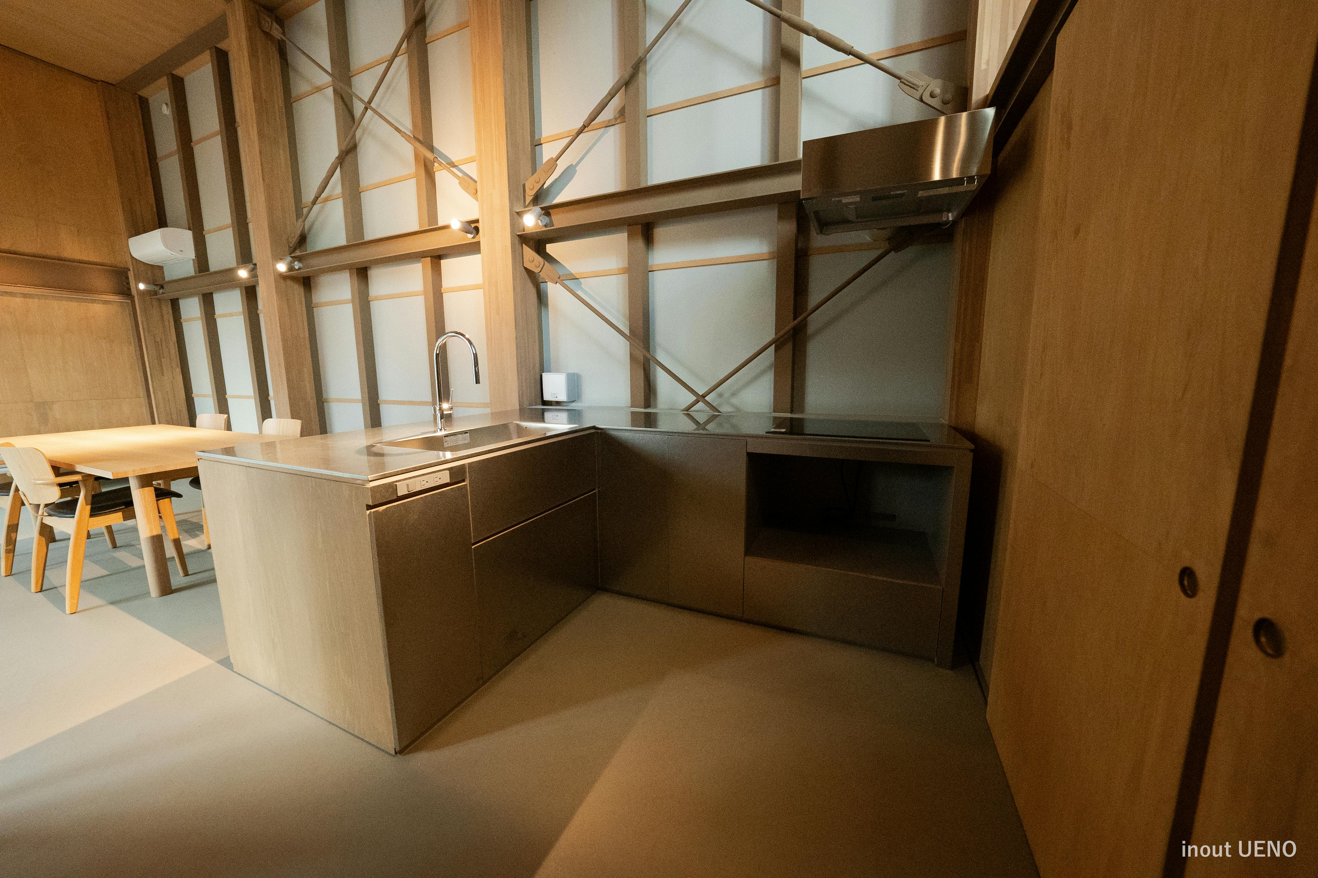 調理可能なキッチンスペース