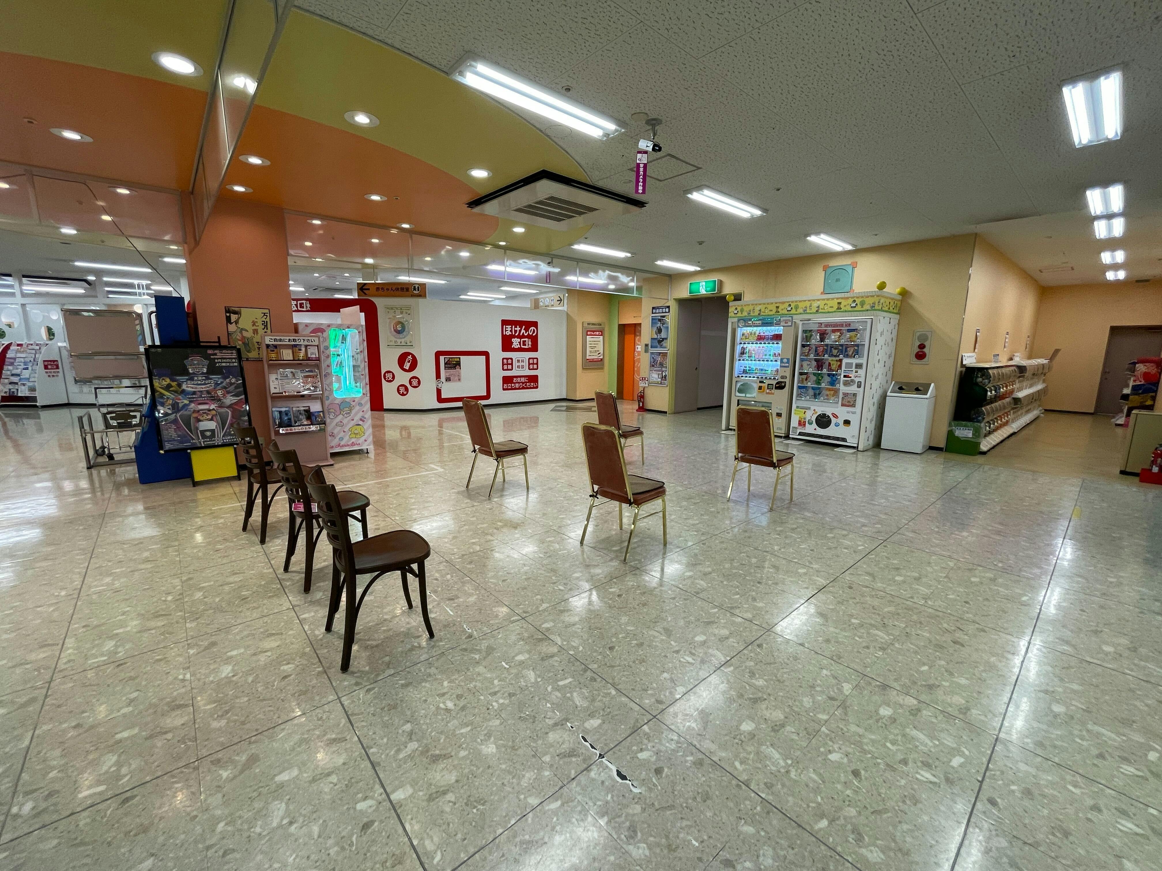 【イオン米沢(3階18㎡)】顧客獲得イベントやポップアップストアに適した3階エレベーター目の前のイベントスペース