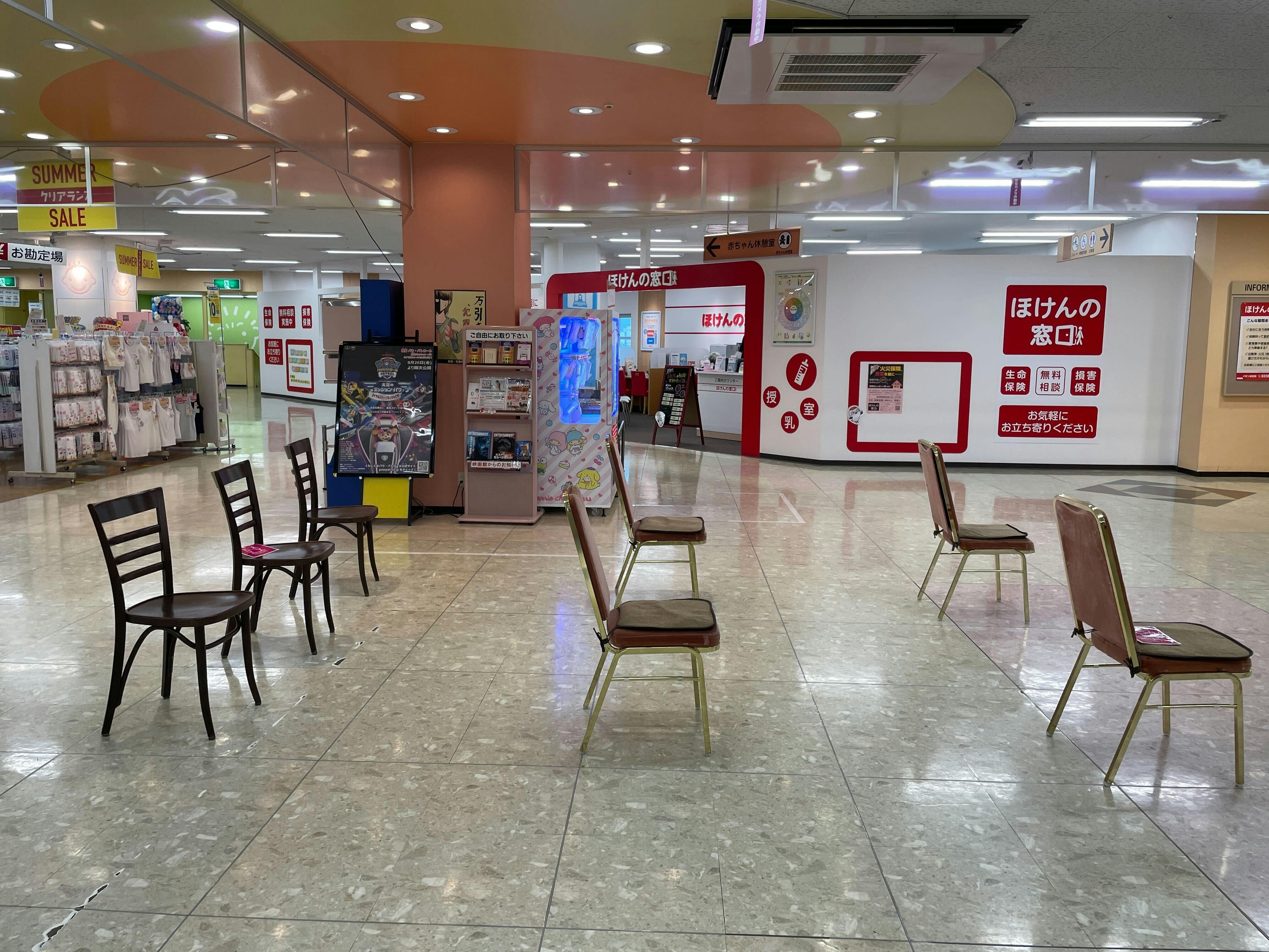 【イオン米沢(3階18㎡)】顧客獲得イベントやポップアップストアに適した3階エレベーター目の前のイベントスペース