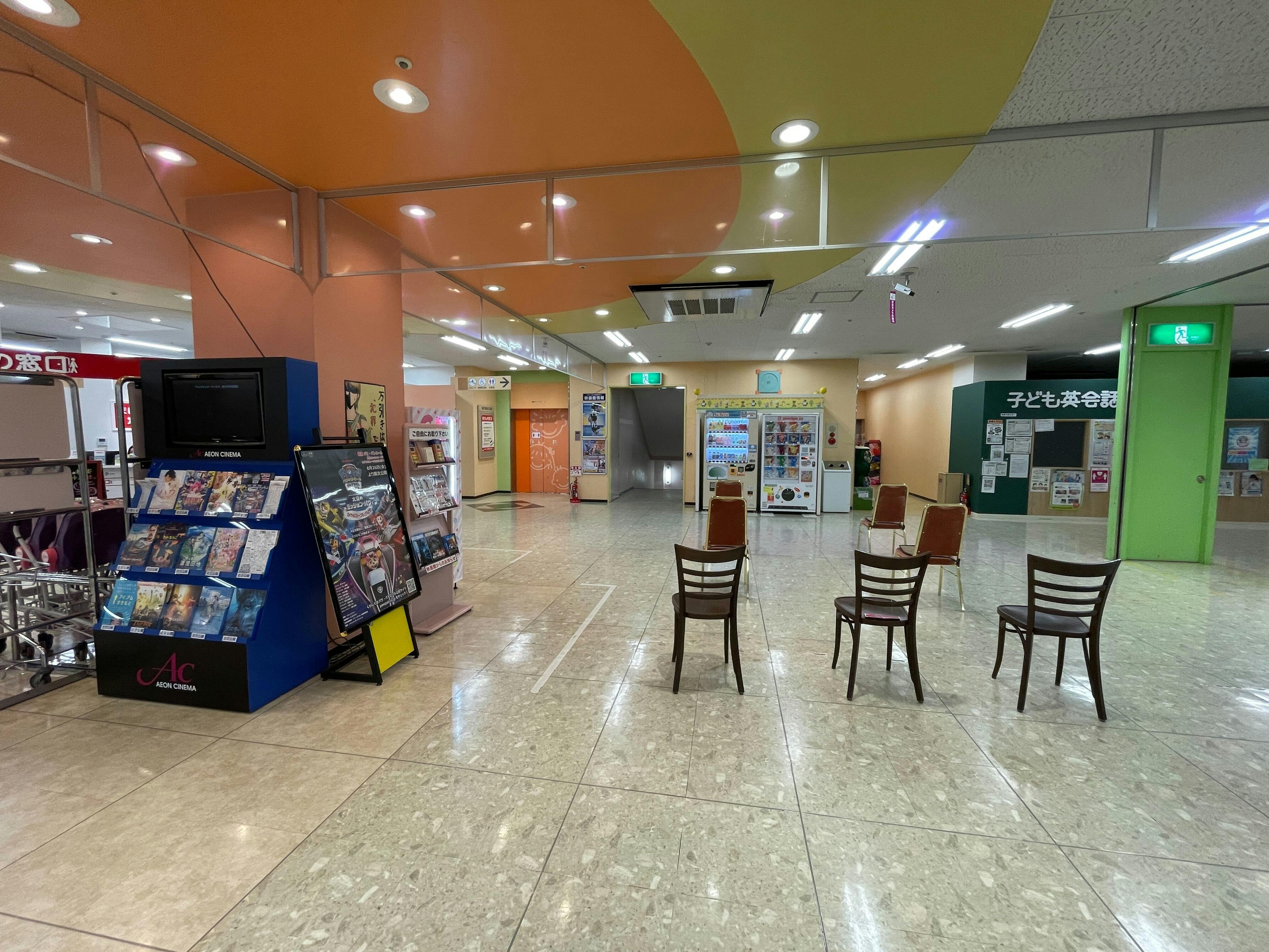 【イオン米沢(3階18㎡)】顧客獲得イベントやポップアップストアに適した3階エレベーター目の前のイベントスペース