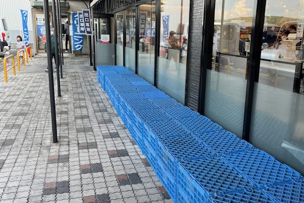 【三次オアシス店】プロモーションイベント、物販に利用可能な軒下スペース