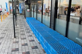 【三次オアシス店】プロモーションイベント、物販に利用可能な軒下スペース