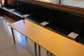 【水道町駅3分】サンプリングPRや食のポップアップストア会場に適した熊本城と城下町を中心に栄える熊本市内にある駅舎をイメージしたホテル朝食会場内のイベントスペース