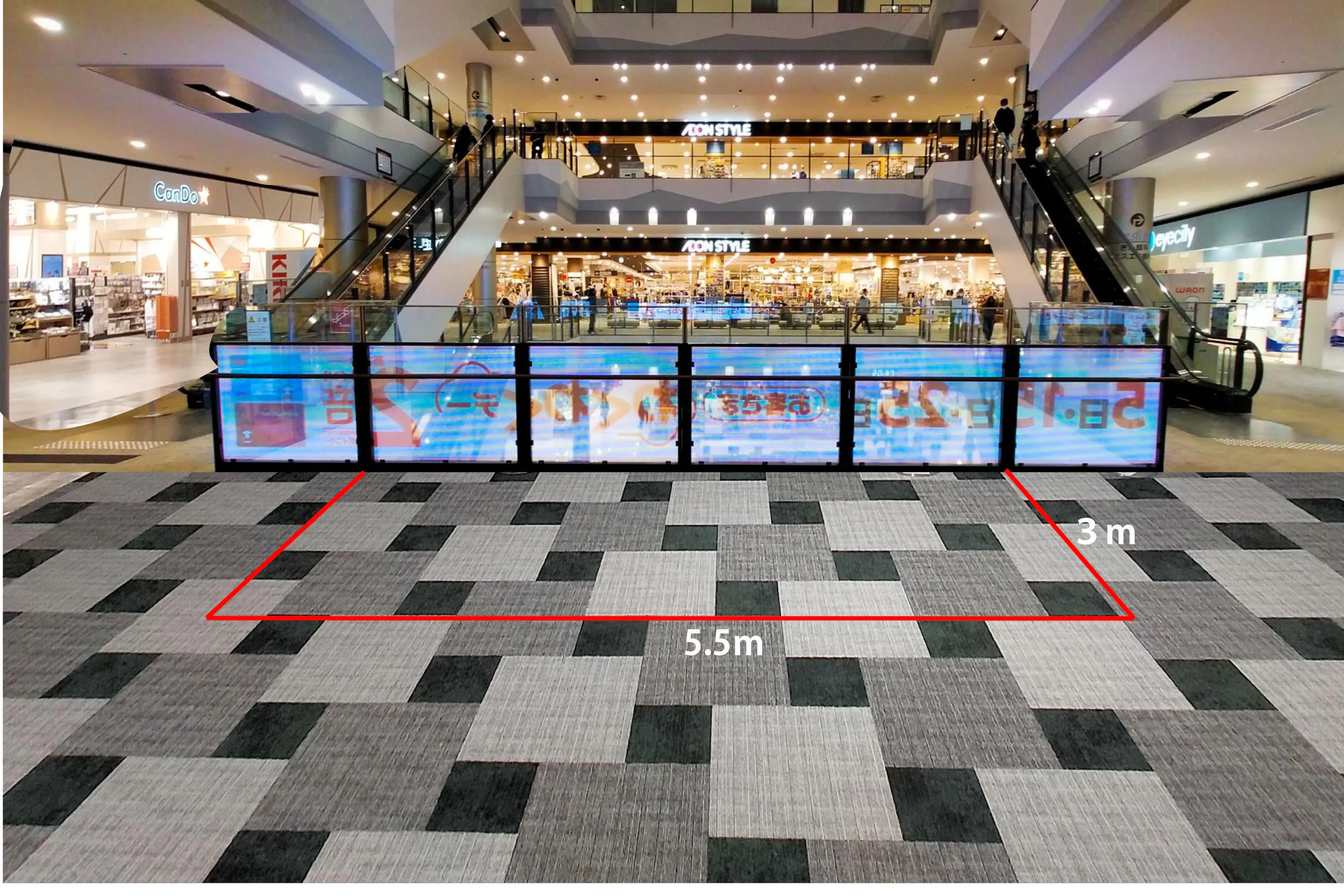 【イオンモール四條畷】2階 キャンドウ前