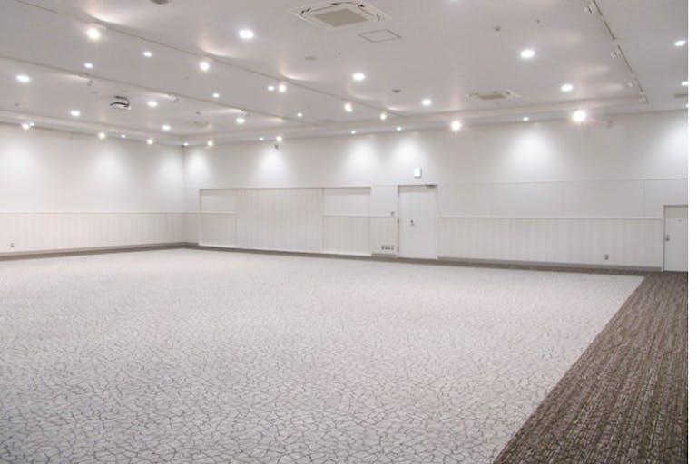 催事していない状態 ホール内