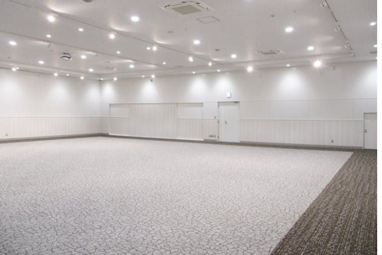 催事していない状態 ホール内