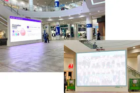 【イオンモールむさし村山】モール内広告 大型サイネージ CM