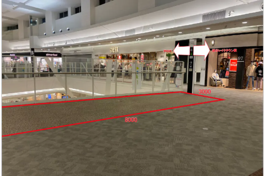 【イオンレイクタウンkaze】3FスペースD(チュチュアンナグランデ前)