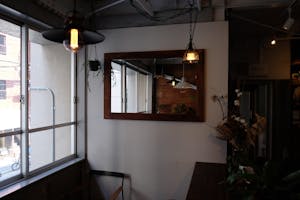 【四ツ橋駅4分】ウッド基調で様々な観葉植物が共存した撮影に最適なレンタルスペース