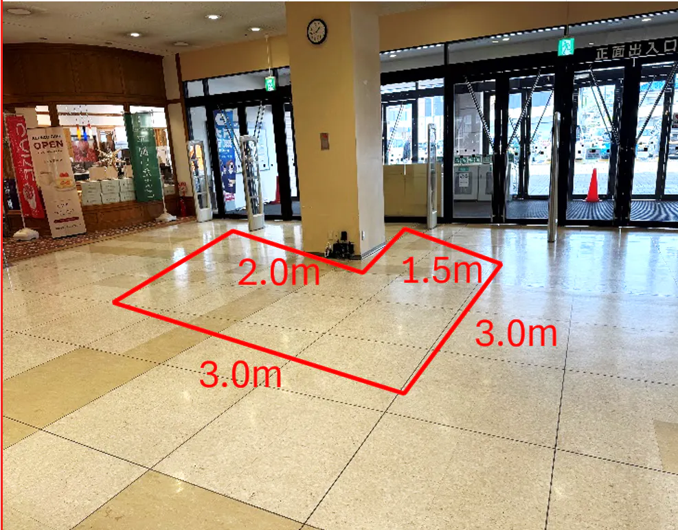 【イオンいわき店】レパコ前 販促プロモーションに最適なスーパー店内催事イベントスペース