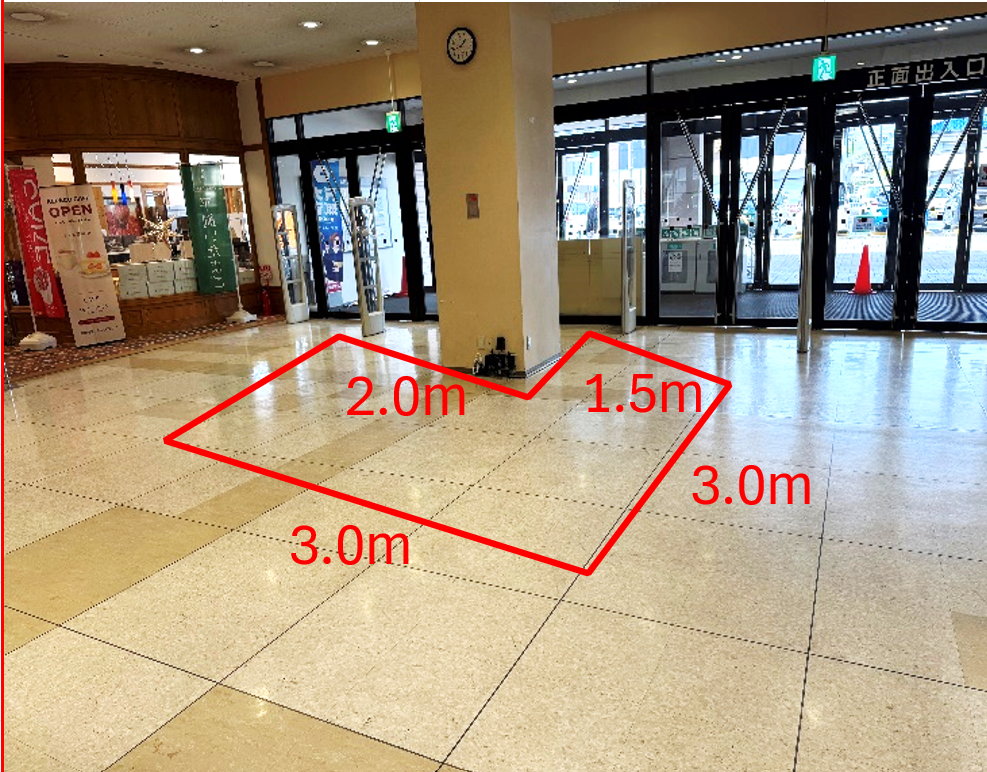 【イオンいわき店】１階催事スペース 販促プロモーションに最適なスーパー店内催事イベントスペース