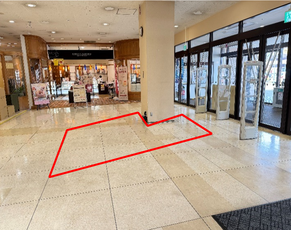 【イオンいわき店】１階催事スペース 販促プロモーションに最適なスーパー店内催事イベントスペース