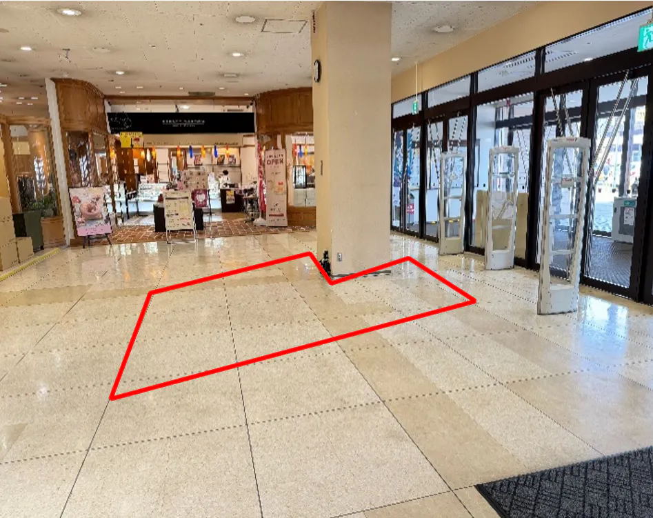 【イオンいわき店】１階催事スペース 販促プロモーションに最適なスーパー店内催事イベントスペース