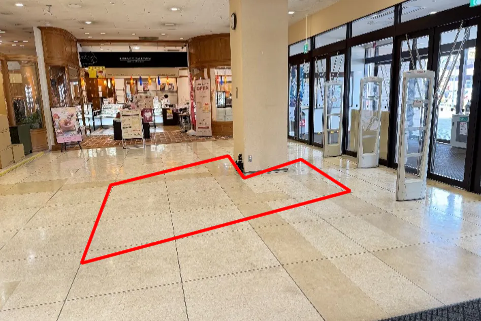 【イオンいわき店】1階催事スペース 販促プロモーションに最適なスーパー店内催事イベントスペース