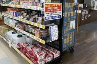 【Ichigokan+PLUS桑名陽だまり】店内イートインスペース前 販促プロモーションに最適なスーパー店内催事イベントスペース