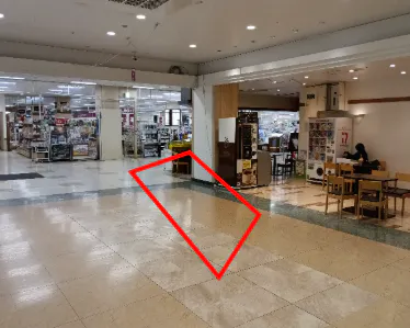 【イオン一関店】1Fイートインコーナー前 販促プロモーションに最適なスーパー店内催事イベントスペース
