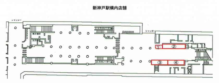 ※③の区画になり、内側は④区画とつながっています