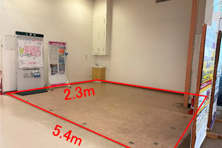 【イオンスーパーセンター加美店】クリーニング跡地 販促プロモーションや物販に最適なスーパー店内催事イベントスペースの画像1