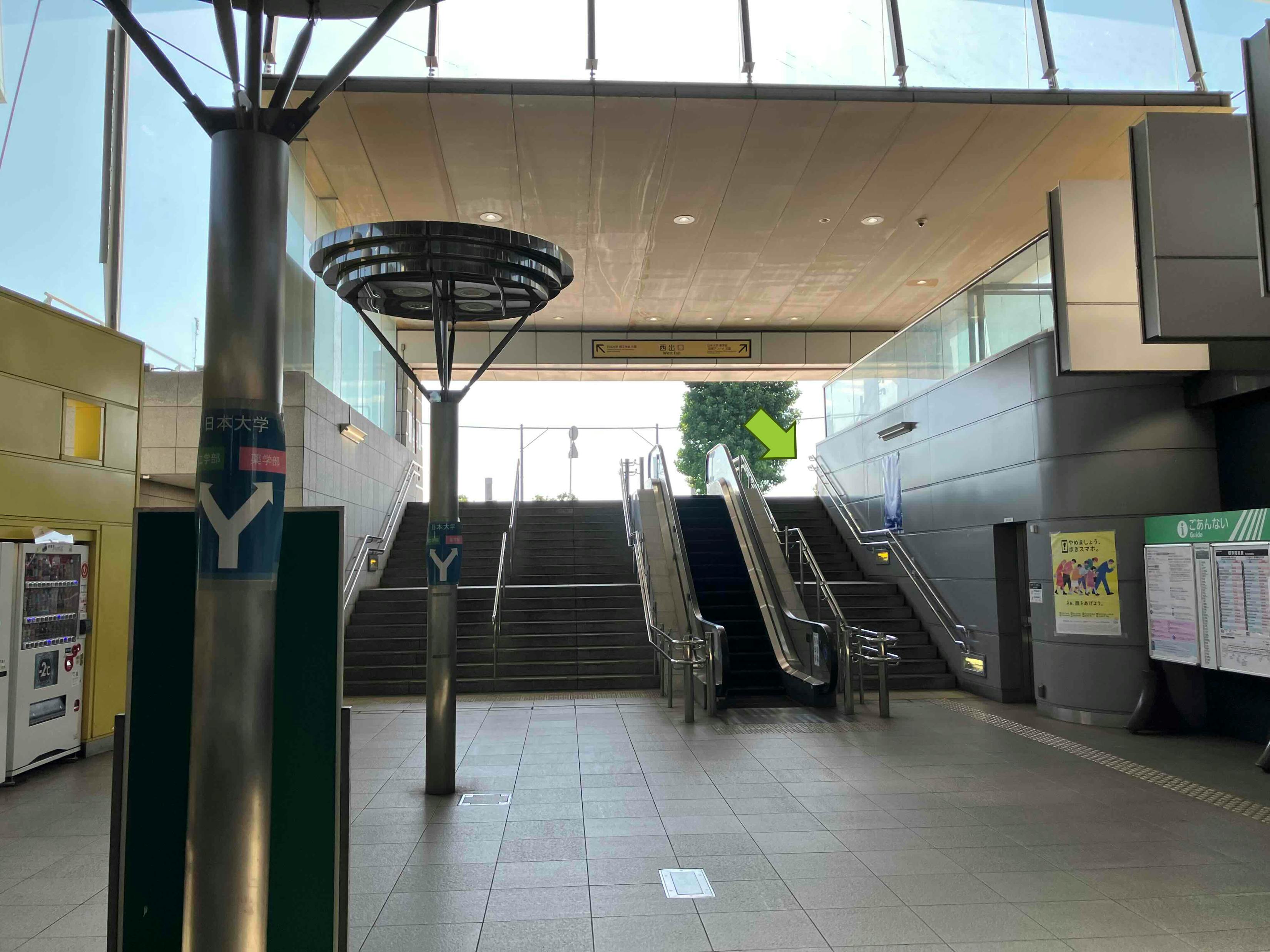 【船橋日大前駅】プロモーションや食物販に最適な人流の多い西口改札前スペース