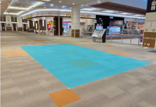 【イオンモール大垣*】2F　境界部(ダイソー側)